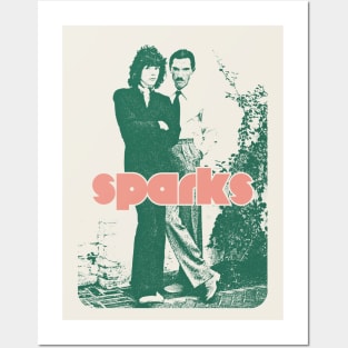 Sparks /// Vintage Style Retro Aesthetic Design Posters and Art